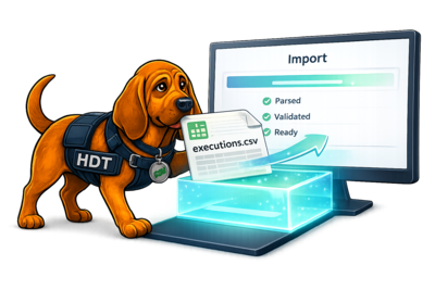 TradeHound import latest execution data workflow illustration